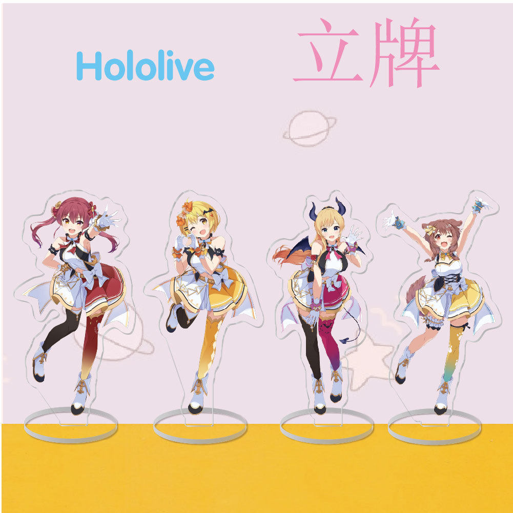 动漫周边亚克力立牌 vtuber hololive 夏色祭摆件创意校园小饰品