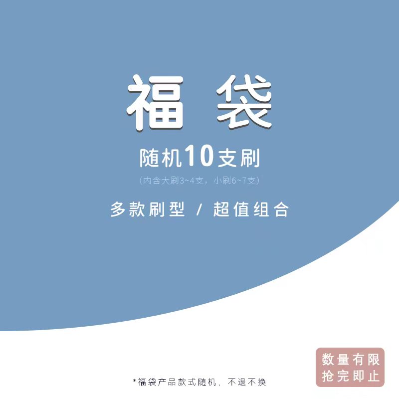 沧州化妆刷福袋10支打包