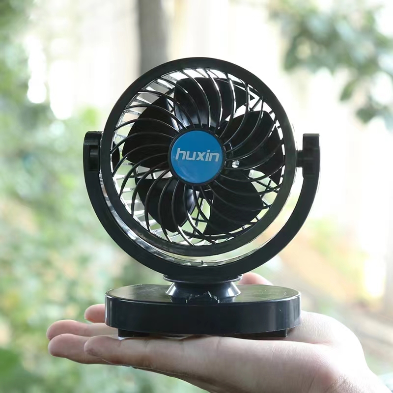 湖鑫车载电风扇12V24V车内散热器