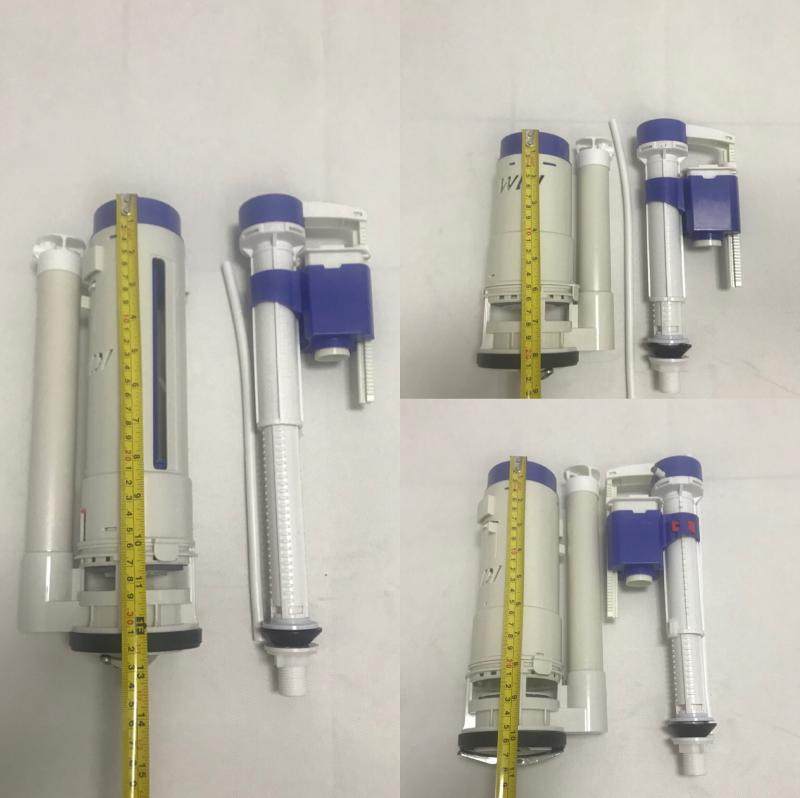 包邮wd连体马桶座便器水箱 套装 配件 顶按双按 进水阀 排水阀
