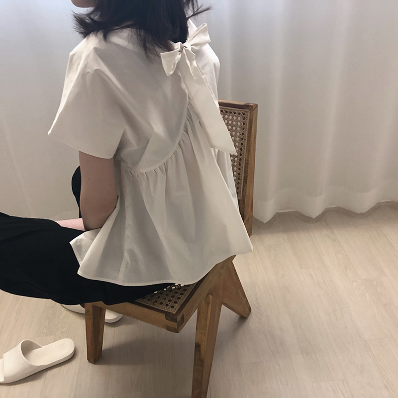 elielim¿íËÉtÐôÅ®2018п·¶¶ÌÐäÍÞÍÞÉÀѧÉú°×É«°ó´øÔ²ÁìÉÏÒÂÏÄ