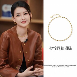 TU家 欧美甜酷风爱心项链女小众时尚ins心形颈链锁骨链权志龙同款