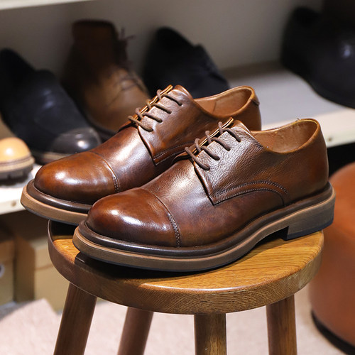 英伦百搭商务休闲皮鞋
