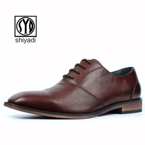 syd意大利正品休闲系带休闲皮鞋