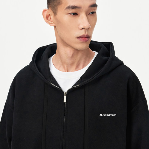 丛林老虎高街潮牌重磅连帽卫衣男