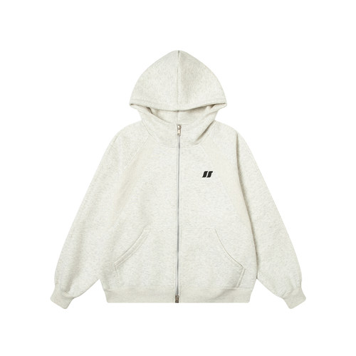 丛林老虎街头潮牌重磅拉链卫衣男