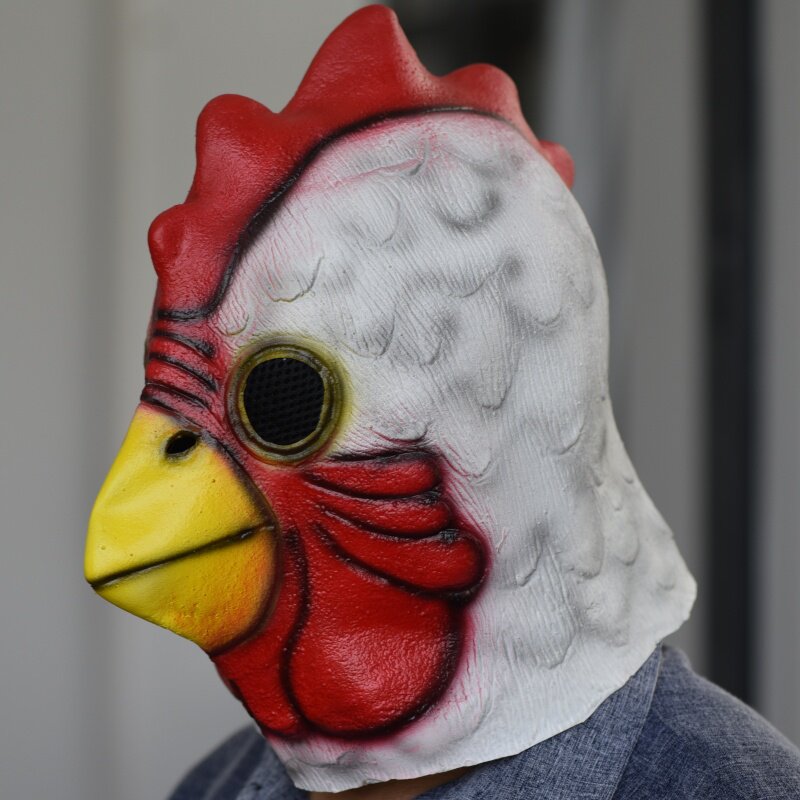 火线迈阿密鸡乳胶面具