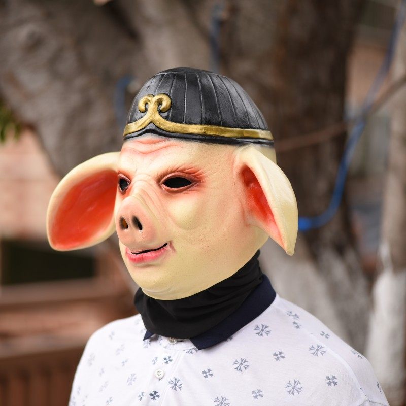 猪八戒头套万圣节派对搞怪搞笑