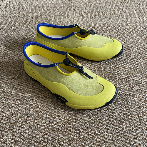 平底赤足鞋男女夏季一脚蹬乐福鞋运动徒步鞋情侣慢跑鞋通勤德训鞋