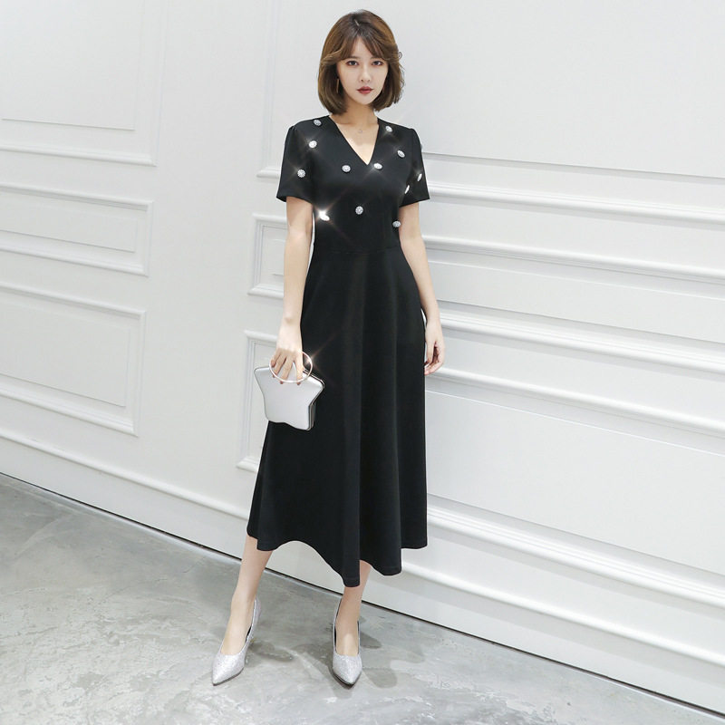 大码女装胖mm2020夏装小众韩版blingbling气质连衣裙显瘦显高仙女