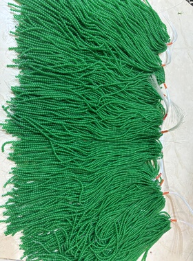 天然缅甸a货翡翠冰种正阳绿手链项链两用款帝王绿4小米珠辣绿翡翠