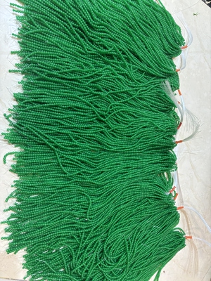 天然缅甸a货翡翠冰种正阳绿手链项链两用款帝王绿4小米珠辣绿翡翠