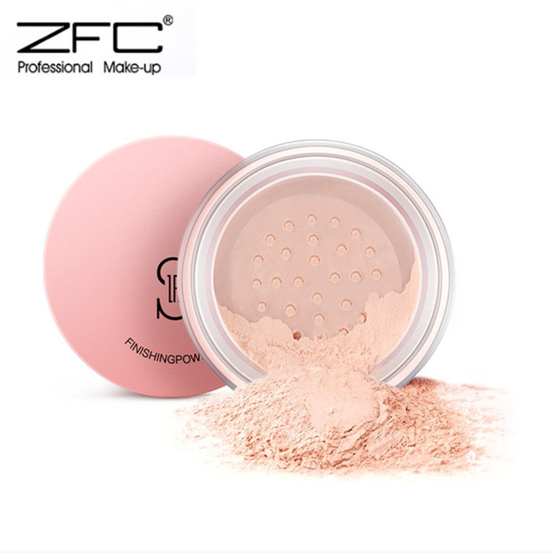 zfc定妆粉散粉蜜粉珠光粉饼 控油防水持久遮瑕修容粉晚安粉彩妆