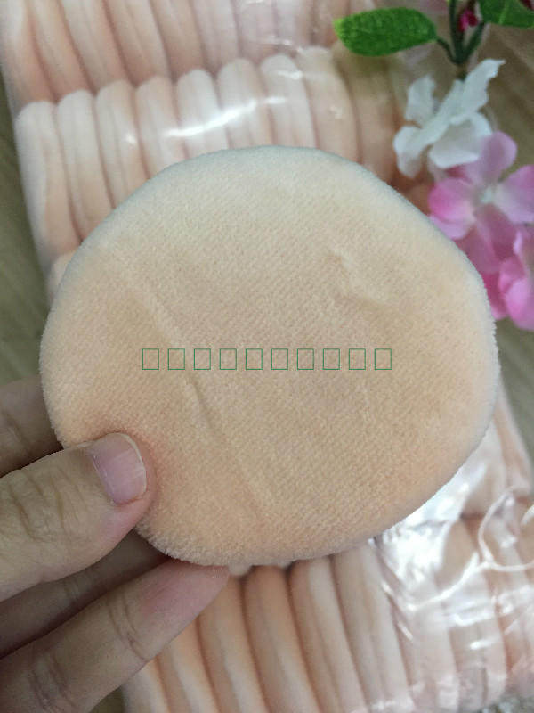 影楼化妆师植绒粉扑定妆干粉扑大号圆形勾手扑蜜粉散粉扑50个包邮