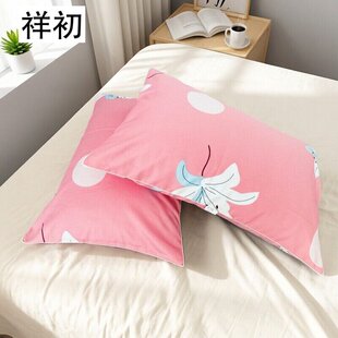 枕套纯棉35x55/40x60/48x74cm一对装100%棉枕套柔软舒适