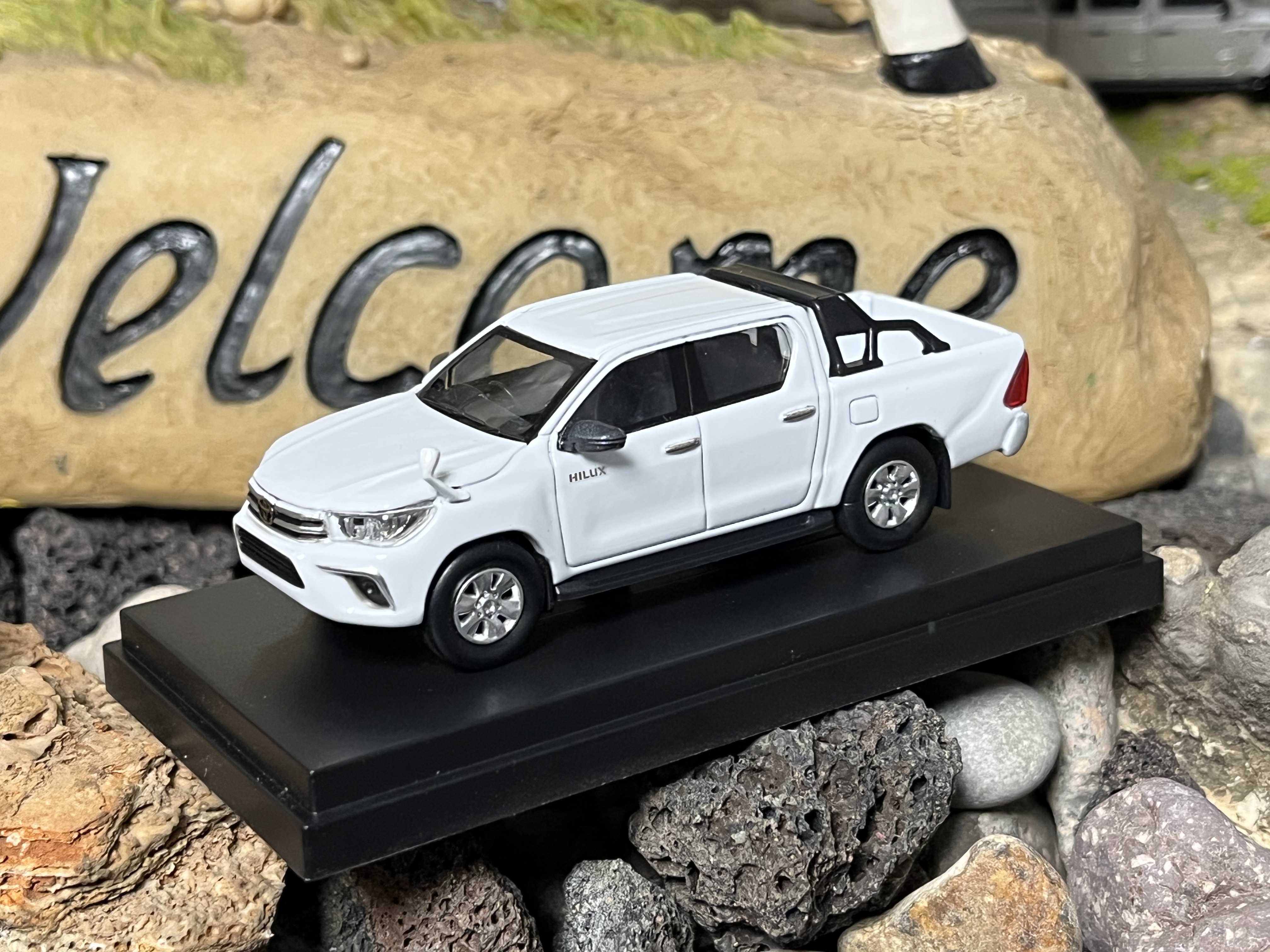 现货EBBRO 1:64 丰田海拉克斯皮卡越野车TOYOTA合金汽车模型收藏