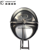 316不锈钢椭圆形人孔化工管道反应釜净水过滤器啤酒发酵搅拌罐