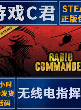 Steam游戏 无线丨电台电指挥官 Radio Commander PC 国区 全球Key
