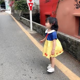 girls snow white dress princess dress Disney costume summer