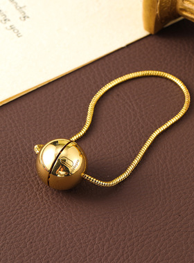 韩国OD时尚ins圆球简约手链夏季女高级感轻奢小众饰品高级感套装