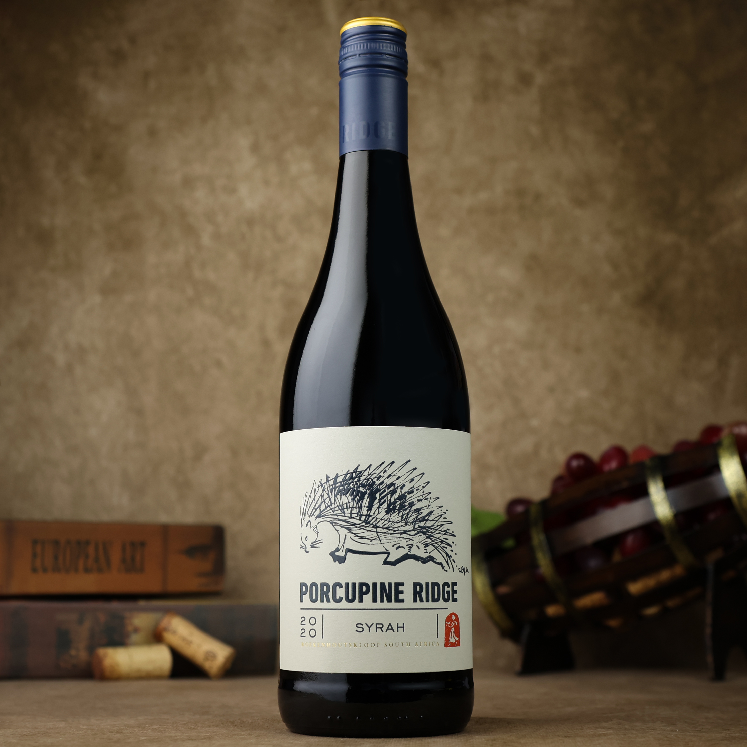 南非葡萄酒一级庄宝富酒庄豪猪岭西拉干红果味丰富口感浓郁细腻