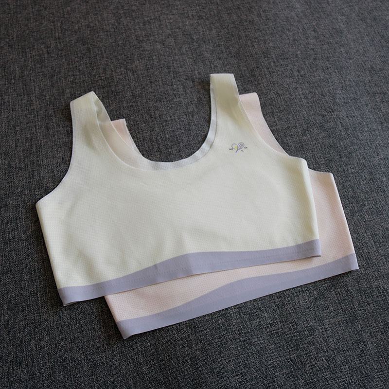 夏薄软女孩发育期学生背心一阶段
