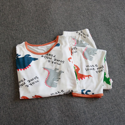 儿童莫代尔家居服空调服宽松柔软