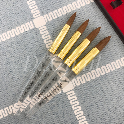 丁茜纯动物毛100%Kolinsky延长甲水晶笔专用美甲工具水晶粉笔刷