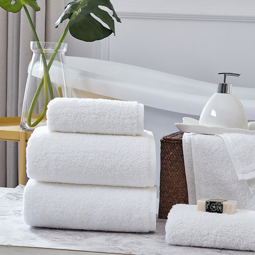 宾馆纯棉加厚毛巾柔软可定制logo