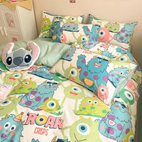 Кровать 1,8 м/с пододеяльником 200*230 см/комплект из четырех предметов