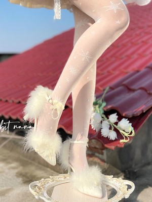 毛绒绒高跟鞋小妖静Lolita