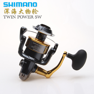 进口禧玛诺TWINPOWER SW听帕瓦深海船钓铁板轮8000 10000 14000型