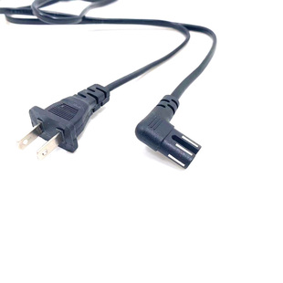 二扁插插头8字尾二孔机线日标电子秤电源线液晶电视电源线