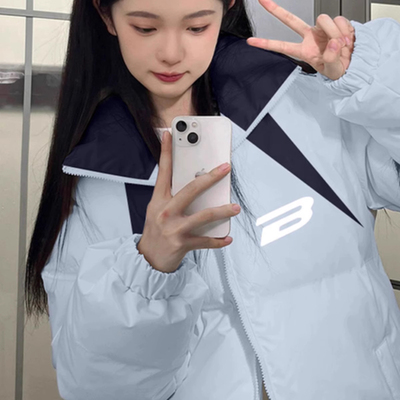 棉袄oversize面包服外套