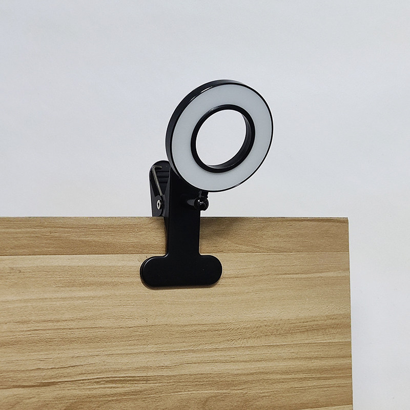 led迷你夹子台灯护眼阅读床头灯夹子式学生宿舍学习台灯USB卧室灯