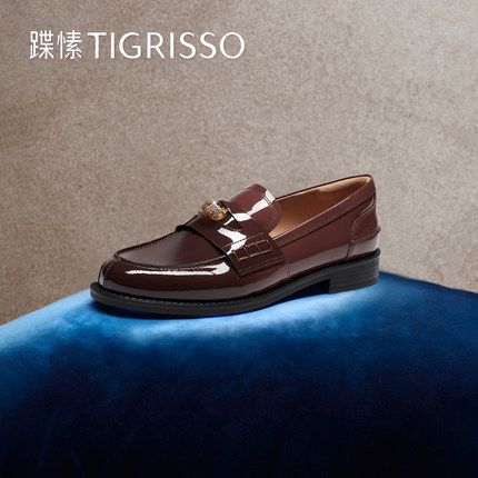 蹀愫斯文平底乐福鞋女鞋TA54118-53