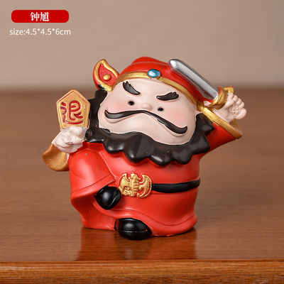 【钟馗防小人】职场工位办公室装饰桌面摆件治愈情绪稳定神器礼物