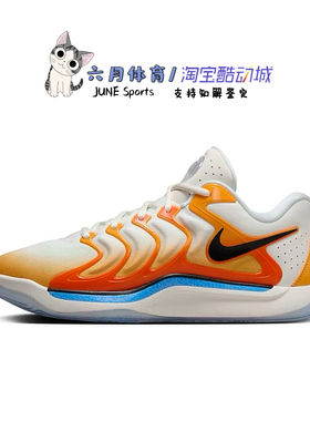 Nike  KD 17 杜兰特17代 气垫缓震防滑实战篮球鞋FJ9488-700