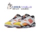 JORDAN AJ6 男子白橙日落东单低帮篮球鞋 110 NIKE DC1048 AIR