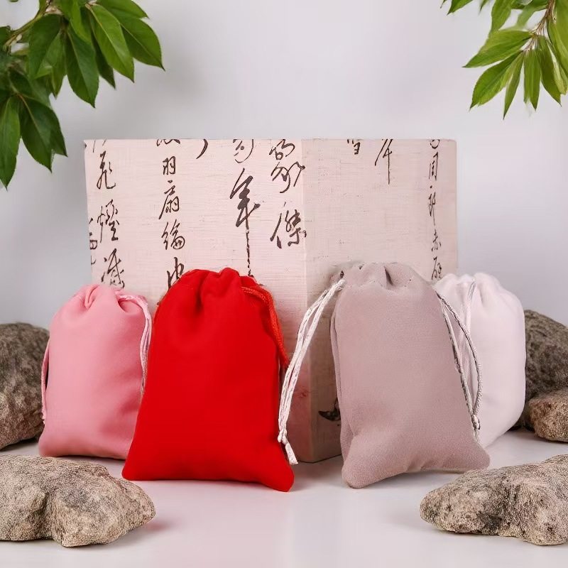 春节红色绒布福袋新年礼品袋百福压岁饰品袋香包香囊糖果袋可定制,包装,绒布袋,淘宝优惠券,粉丝福利购,淘宝优惠卷