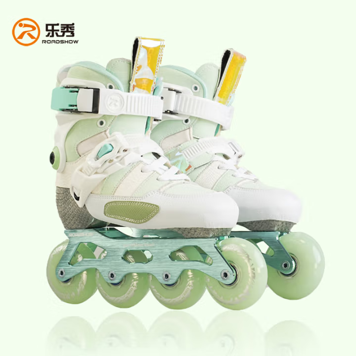 乐秀专业碳纤维轮滑鞋儿童花式旱冰滑冰鞋男女童比赛溜冰鞋RX4CT