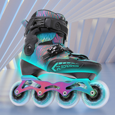 乐秀lz5轮滑鞋儿童碳纤维高级