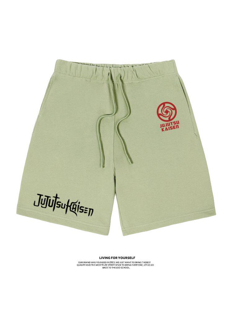 SPELL RETURN WAR CO-BRANDED SHORTS MENS ANIME PERIPHERALS JAPANESE TWO-DIMENSIONAL 2024 SUMMER NEW TRENDY BRAND SWEATPANTS WOMEN