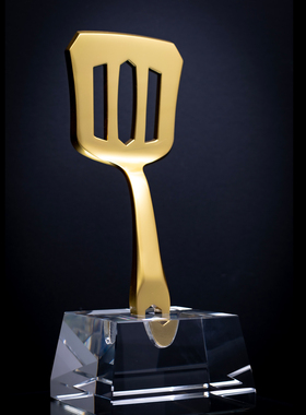 大号金铲子金属摆件比赛奖杯朋友情人节新年春节生日创意礼品现货