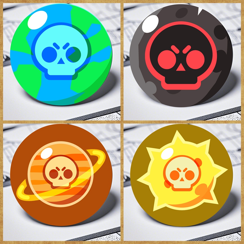 荒野乱斗蓝红拇指地球异星声望学生徽章谷子吧唧书包挂件生日礼物