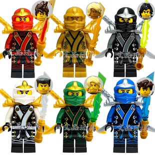 和服头发主角幻影忍者拼装积木劳埃德国产大电影凯赞杰妮雅寇ZX服