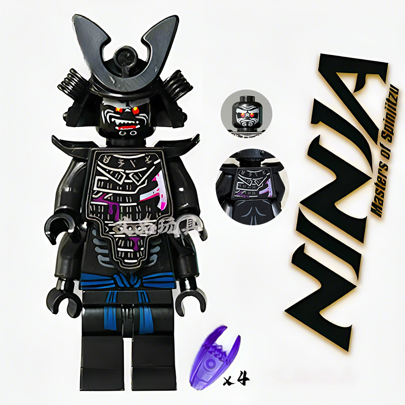 复活鬼怪劳埃德加满都鬼怪劳埃德幻影忍者双面积木拼装晴美公主男