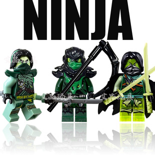 19季摩罗风系大师幻影忍者双面拼积木玩具幼年摩罗第三方双面印花