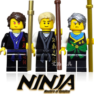 国产拼积木玩具青老年加满都青年吴大师幼年摩罗第一代旋转术武器