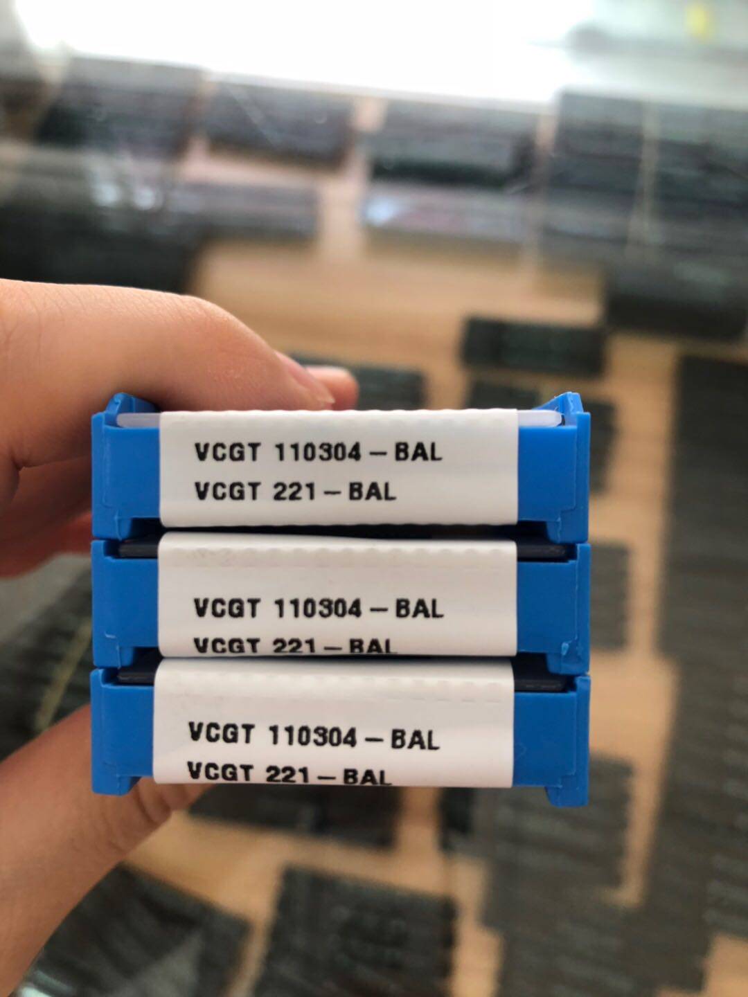 进口原装德国蓝帜刀片vcgt110304-bal lw610现货30片促销特价销售